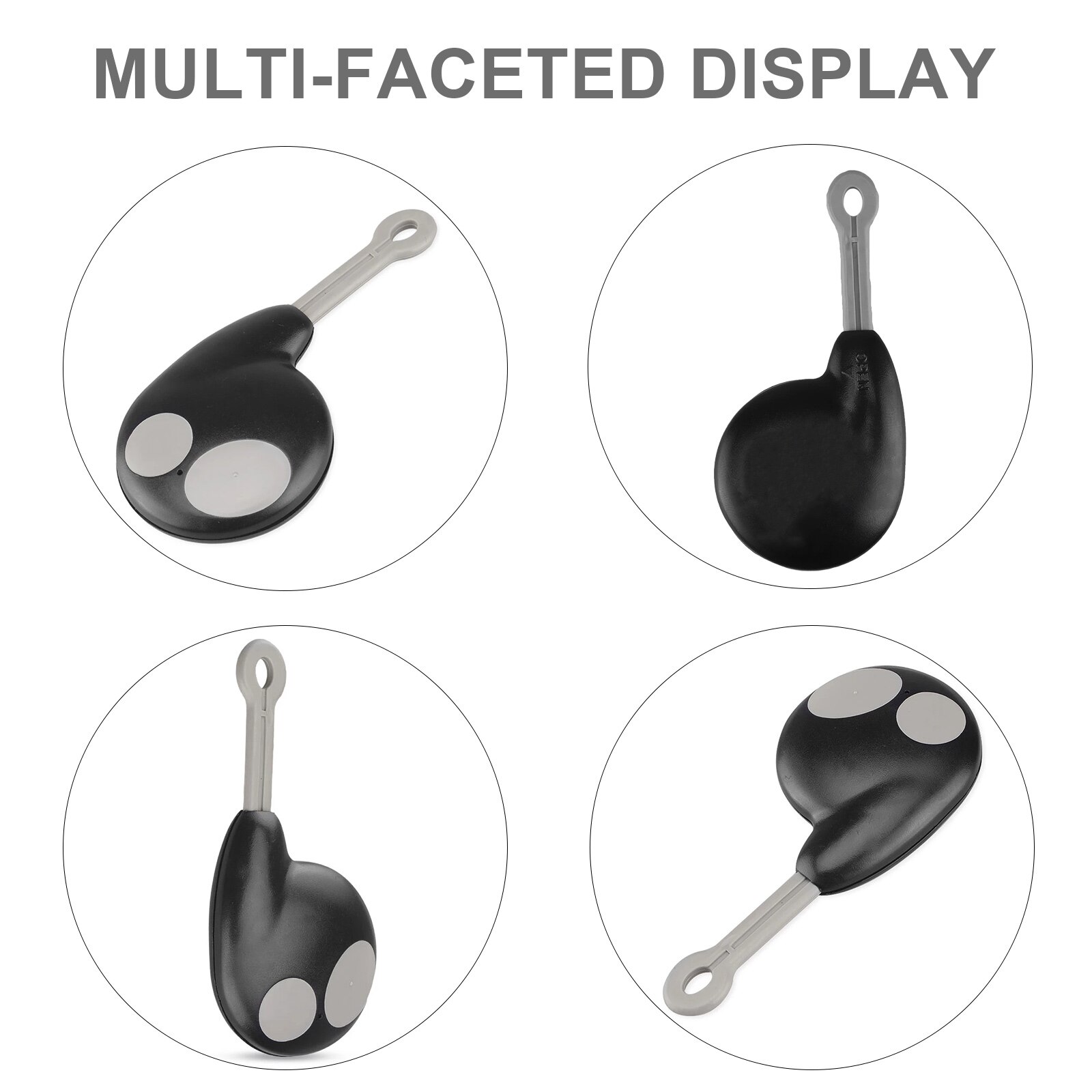 Coque de clé intelligente à télécommande pratique, 2 boutons d&#39;entrée sans clé pour Toyota pour alarme Cobra 7777 1046 3196 pas de batterie
