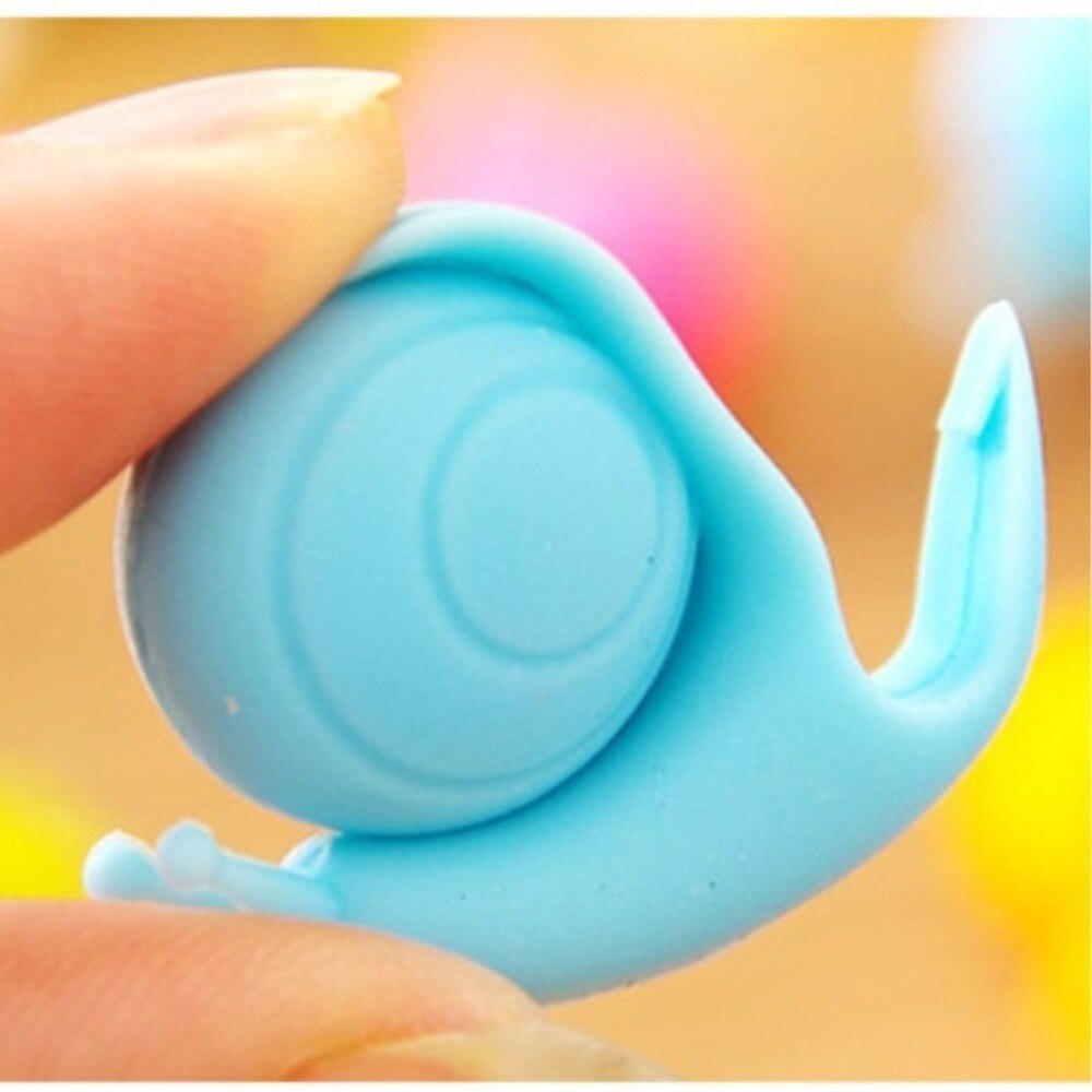 2Pcs Silicone DisposableTea Bag Holder Rest Clips Cute Snail Shape Tableware Tea Pot Cups Mug Decoration Drinkware Tools