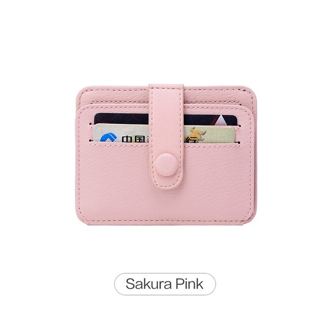 Girl ID Card Holders Wallet Business Bank Credit Card Bus Card Driving Licence Cover Holder Short Wallets Korea Style