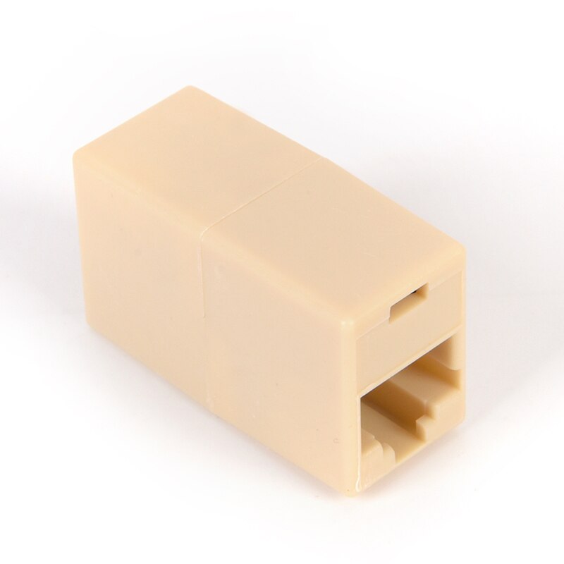 Universele RJ45 Cat5 8P8C Socket Connector Koppeling Voor Extension Breedband Ethernet Lan-kabel Joiner Extender Plug