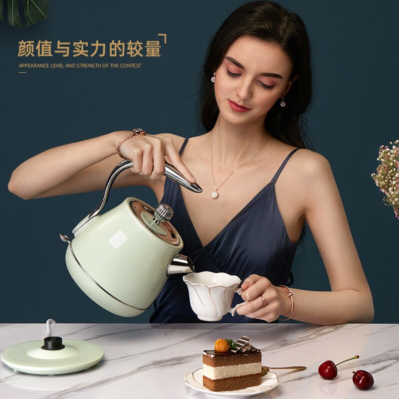 Retro Mini Water Kettle Office European Style Small Boiler Electric Kettle Travel Portable Hervidor De Agua Cookware EB50SH