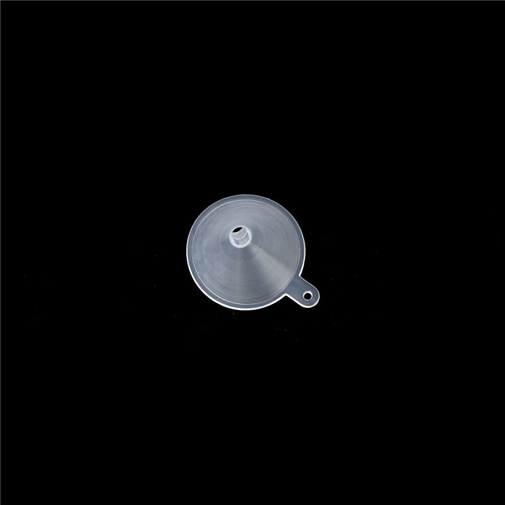 10 stuks/partij transparante plastic mini trechter trechter keuken kookaccessoires gadgets parfum emulsie verpakking hulpgereedschap