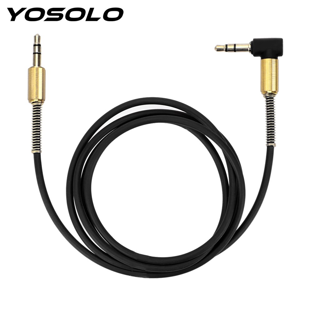 Male-Male AUX Cable Spring Audio Cable Headphone Beats Speaker 3.5MM Audio Cable Car Stereo AUX Cord Auto Accessories Universal