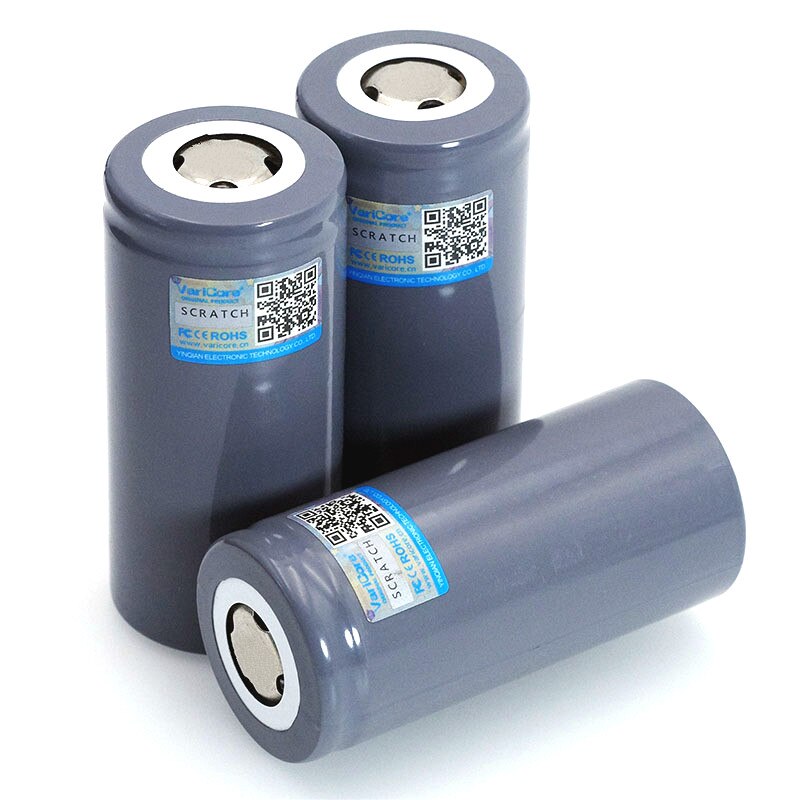 Bateria LiFePO4 VariCore 32700 6500mAh - 35A Ciągły Rozładunek - Wysoka Moc: 3 baterie
