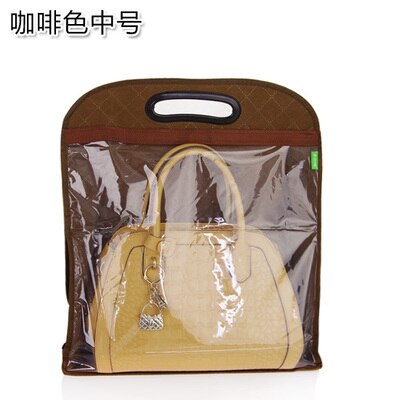 1pcs Handbag Dust Cover Bag Protector Bag Storage dust bag for handbag: M Coffee