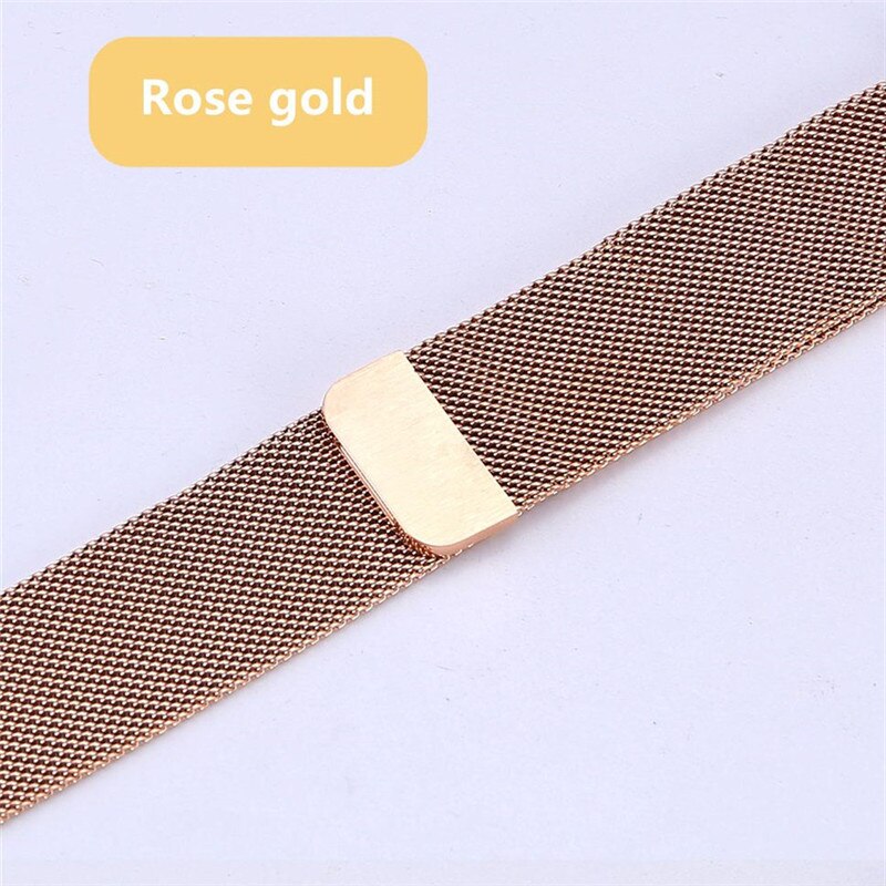 Metal Strap for Apple Watch Series 5 4 3 2 1 38mm 40mm 42mm 44mm Stainless Steel Wrist Strap Bracelet for iWatch Accessories: Rose Gold / 38mm 40mm