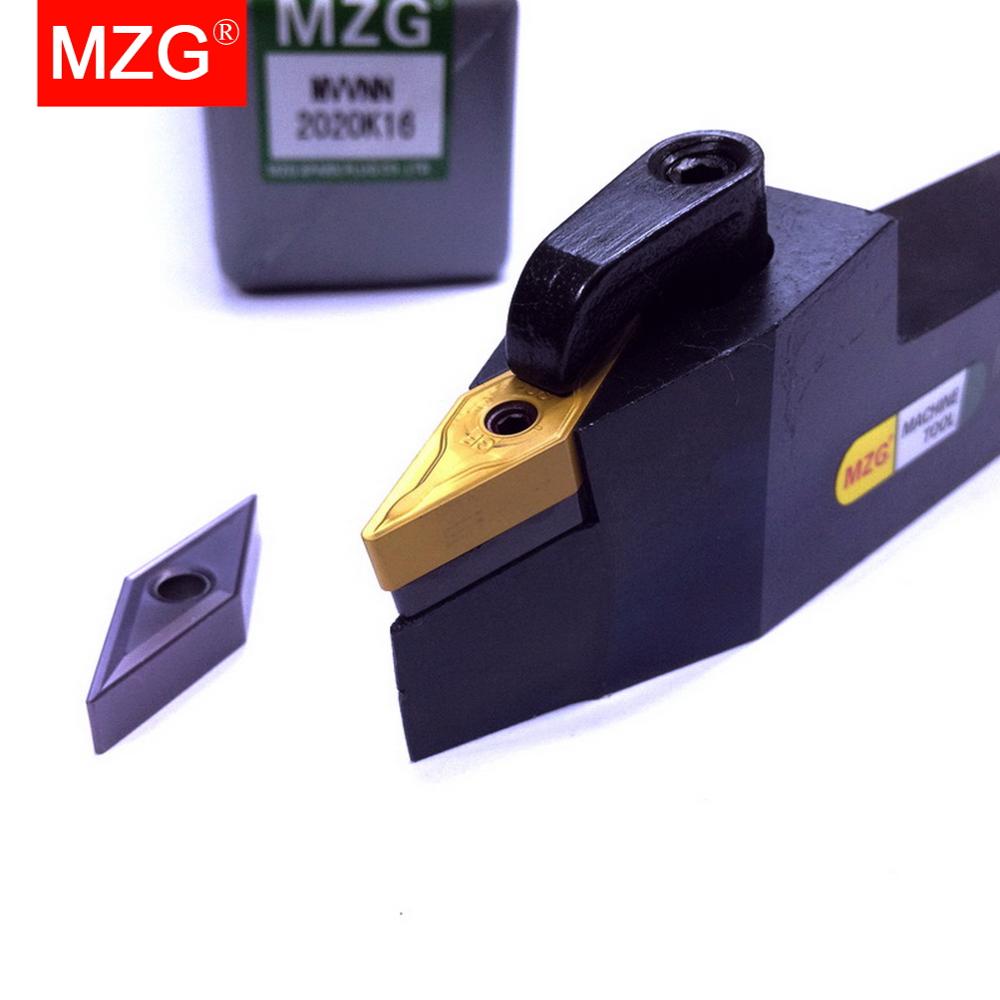 MZG MVVNN2525M16 Metal Cutting Bar 25mm Machining Boring Cutter Carbide Toolholder External Turning Tool Holder CNC Lathe Arbor