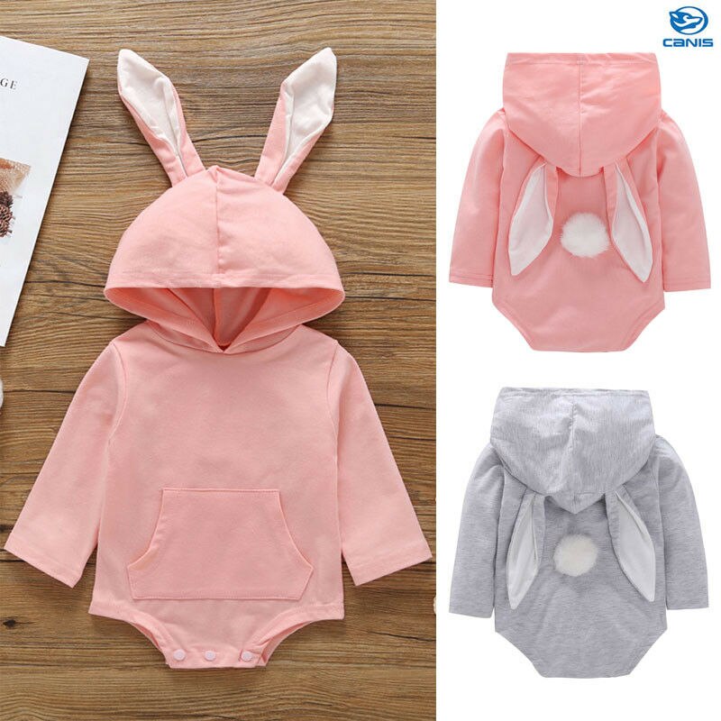 Ropa para bebés pequeños, monos para bebé varón, monos para bebé, Orejas de conejo, mono, trajes, ropa