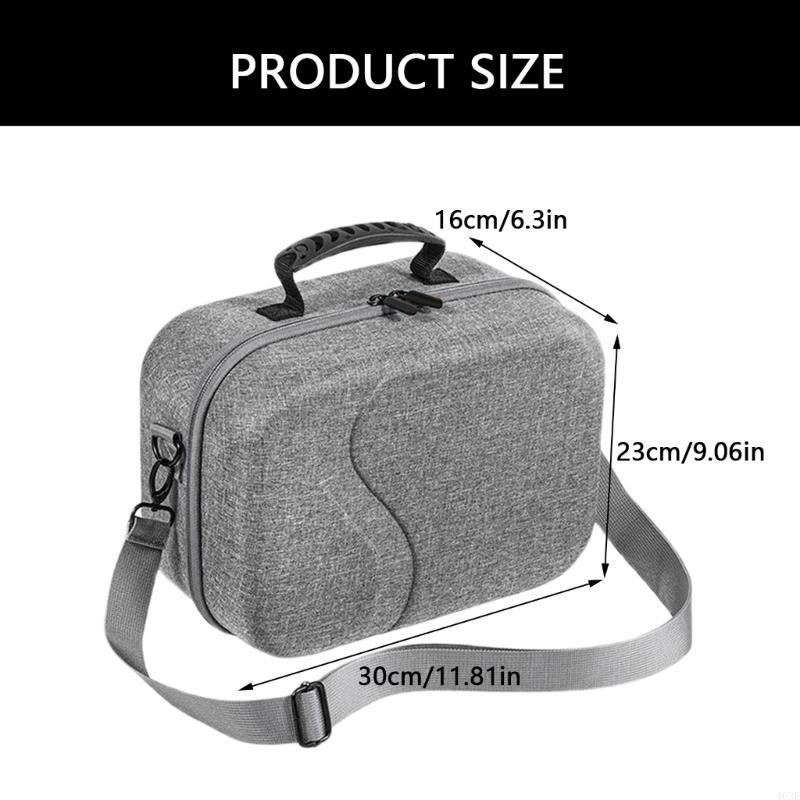 462E Travel Case for Quest3 Headsets Controllers Hard Carrying Case Shoulder Bag Protective Storage Box
