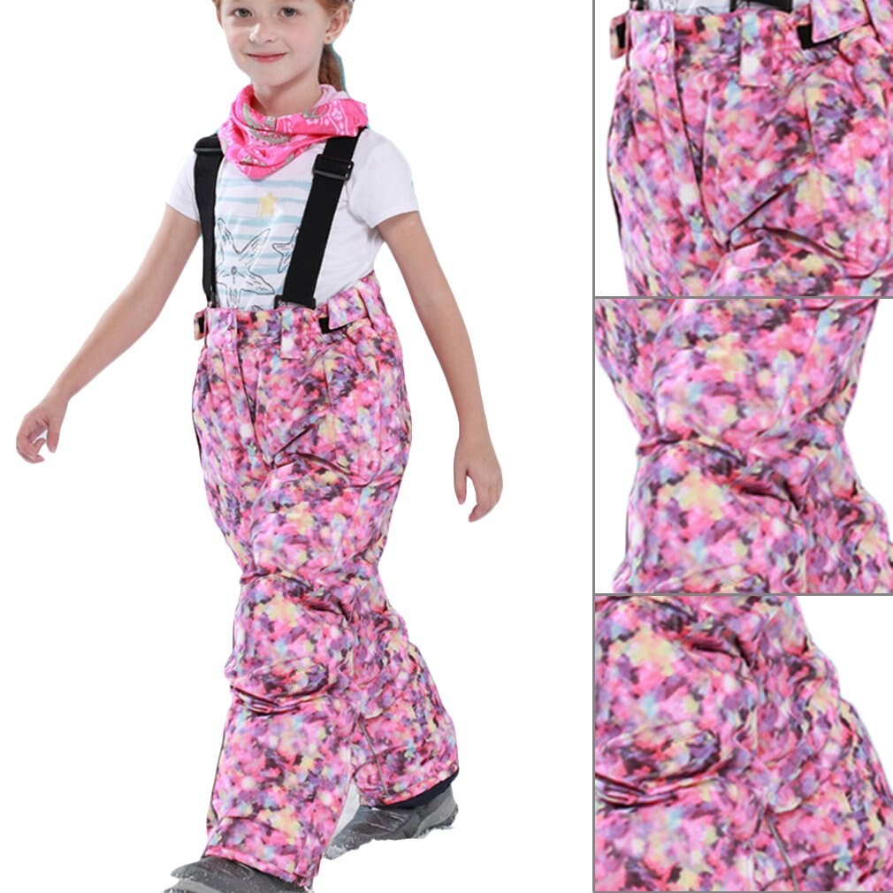 Pantalones para esquiar o para la nieve para niños y niñas, traje de nieve, pantalones de Snowboard