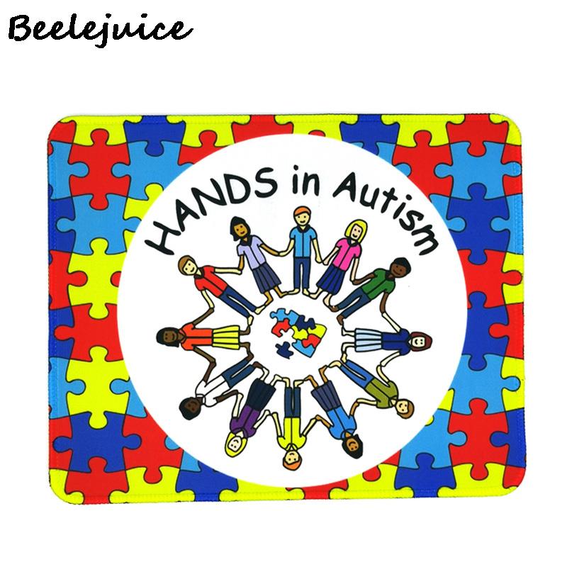 Autism pattern Mouse Pad Desk Pad Laptop Mouse Mat for Office Home PC Computer Keyboard Cute Mouse Pad Non-Slip Rubber Desk Mat