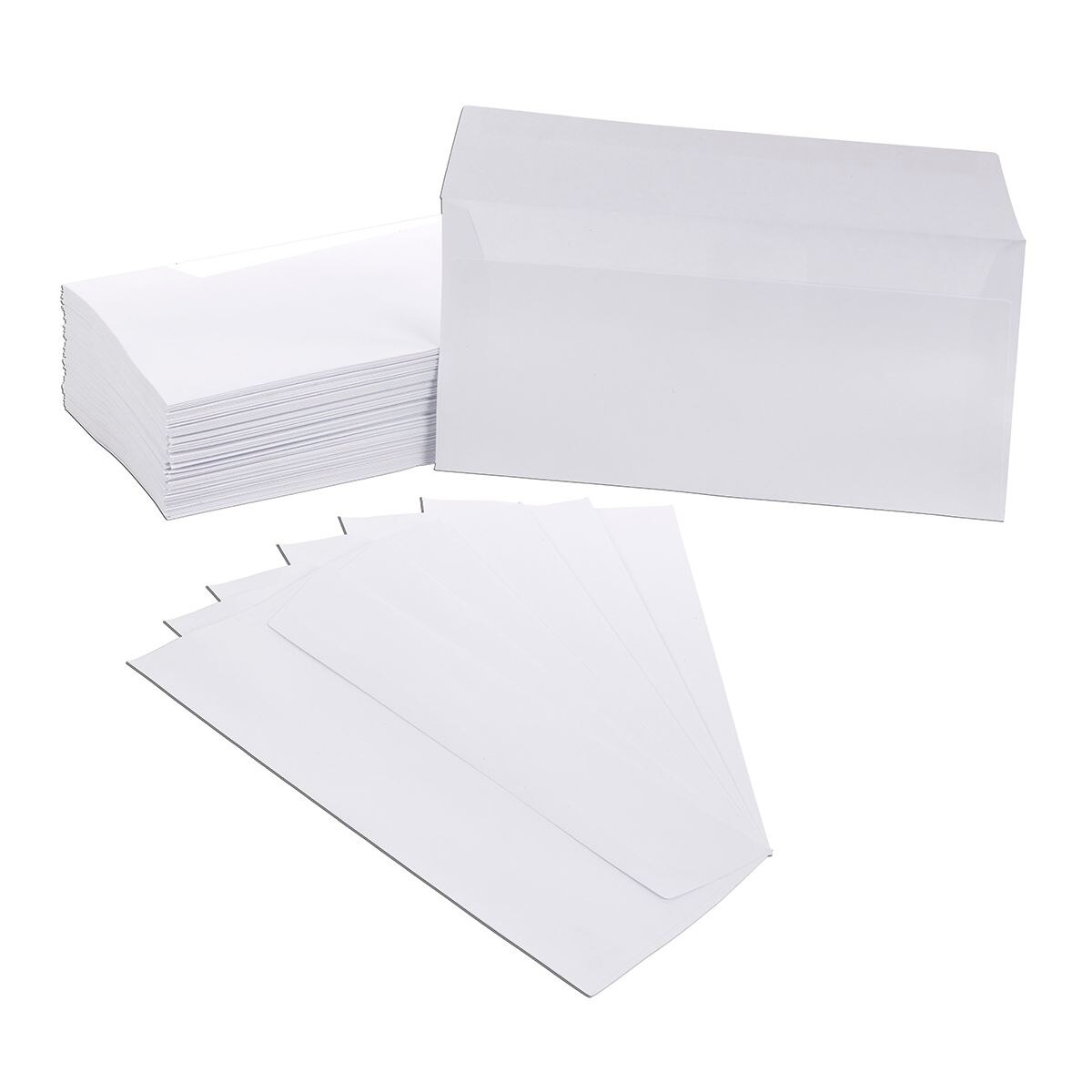 Correspondentie Enveloppen | 110X220Mm (Dl) | Zonder Venster | Zelfklevende | Wit | 500 Pcs-Letters Post