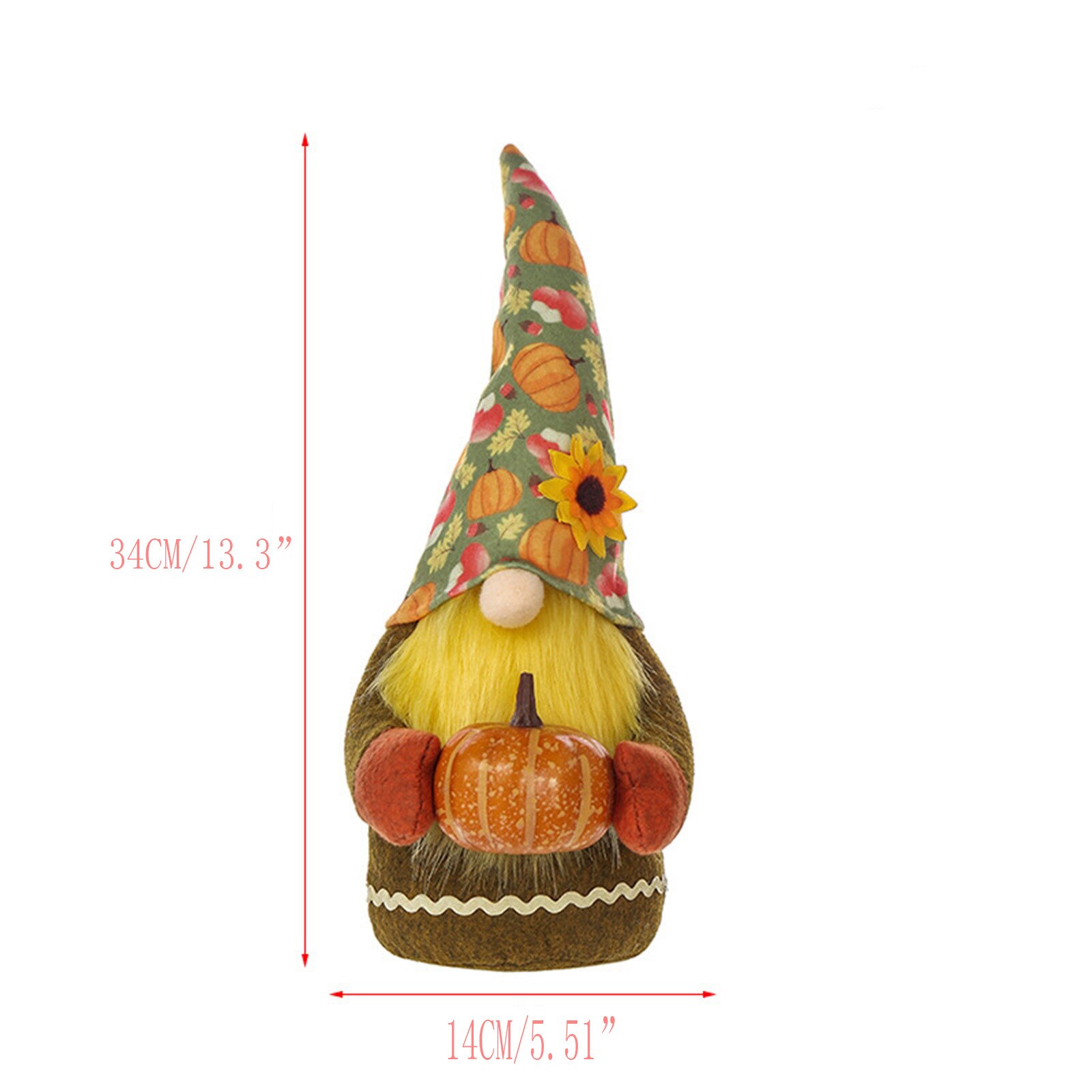 Fall Autumn Gnome Pumpkin Sunflower Swedish Nisse ... – Vicedeal