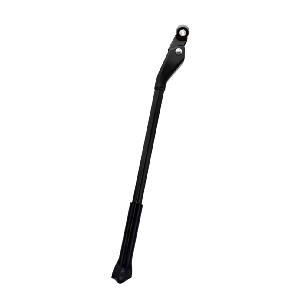 Adjustable Road Bicycle Aluminum Alloy Kickstand Parking Rack Bike Support Side Kick Stand Universal Easy Fitting Cycling Parts: black