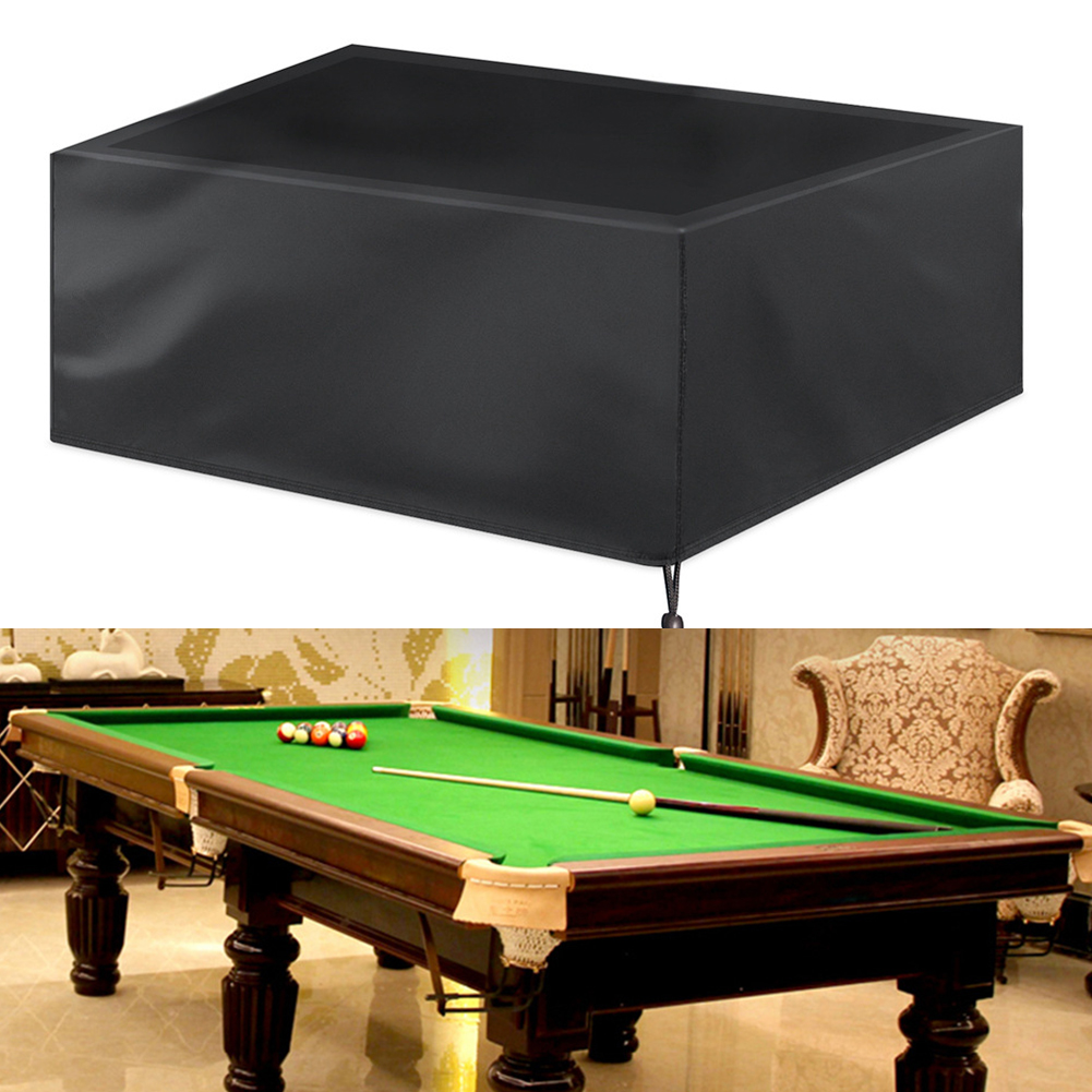 Housse de protection anti-poussière pour Table de billard, imperméable, avec cordon de serrage, en tissu Oxford, de 7, 8 ou 9 pieds