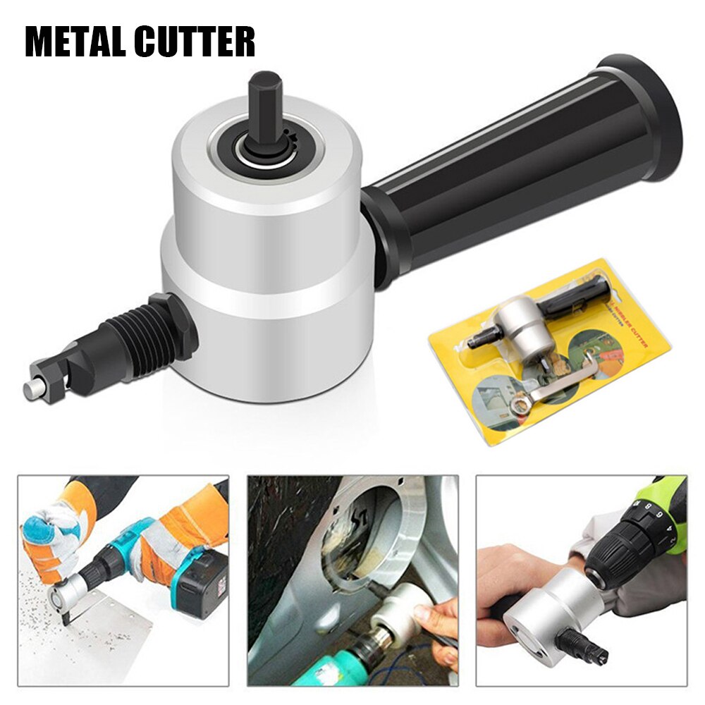 Knabbern Metall Schneiden Doppel Kopf Blatt Knabber Sah Cutter Werkzeug Bohrer Befestigung Freies Schneiden Werkzeug Knabber Blatt Metall Cutter