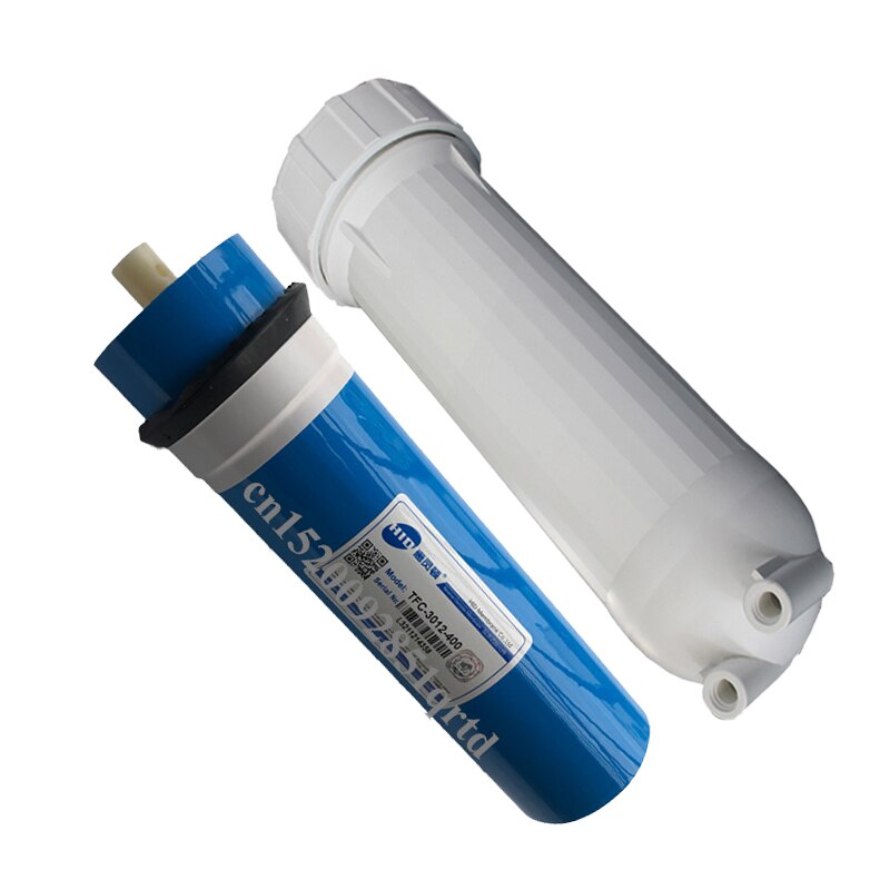 3012 400 Reverse Osmosis Membrane Osmosis RO Water Barrier Filter Cartridge System Kitchen Water Purifier Parts Membrane Housing: filter and housing