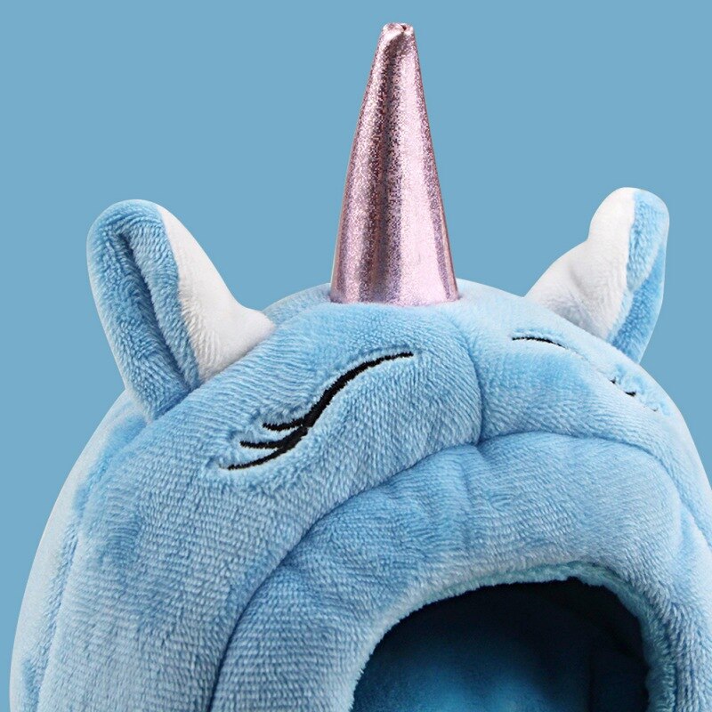 Maison Hamster cochon d&#39;inde doux motif licorne mignon nid d&#39;animal de compagnie, petit Animal, nid d&#39;hiver pour rongeur Chinchilla Rat hérisson