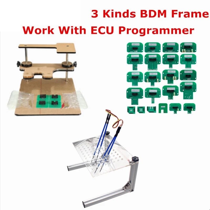 22 sztuk BDM sondy adaptery rampa ECU dla BDM100 / CMD100 / FGTECH V54 rama doprowadziło BDM pełny zestaw BDM100 ECU programista