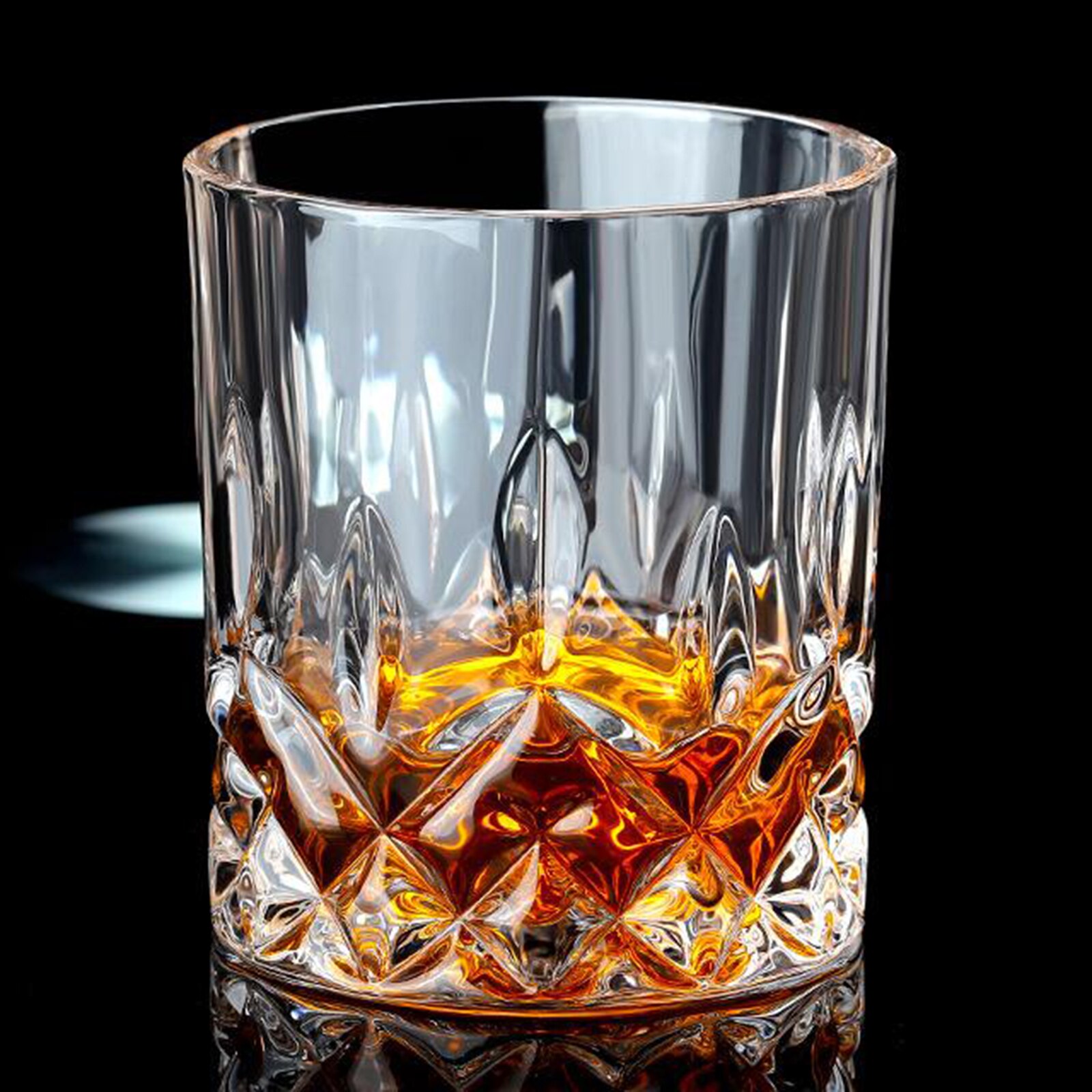 Transparent Whiskey Glass Heat Resistant Beer Glass Wine Water Tea Cup Home Bar Drinkware: Style 2