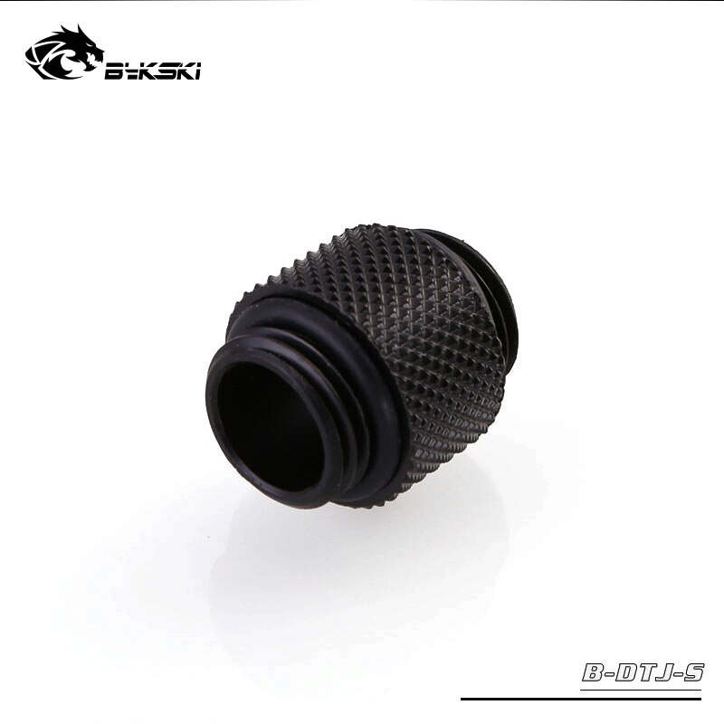 BYKSKI G1/4'' to G1/4'' Dual External Thread Connection Male to Male adapter thread 4.5MM connector for water cooling: BROWN