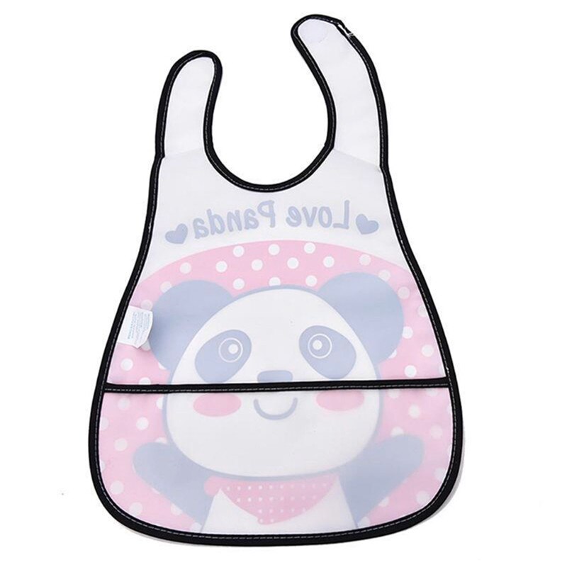 Babadores para bebês com estampa de desenho, babadores para crianças com 3 unidades, à prova d'água, almoço, meninos, meninas, cuidado com a alimentação