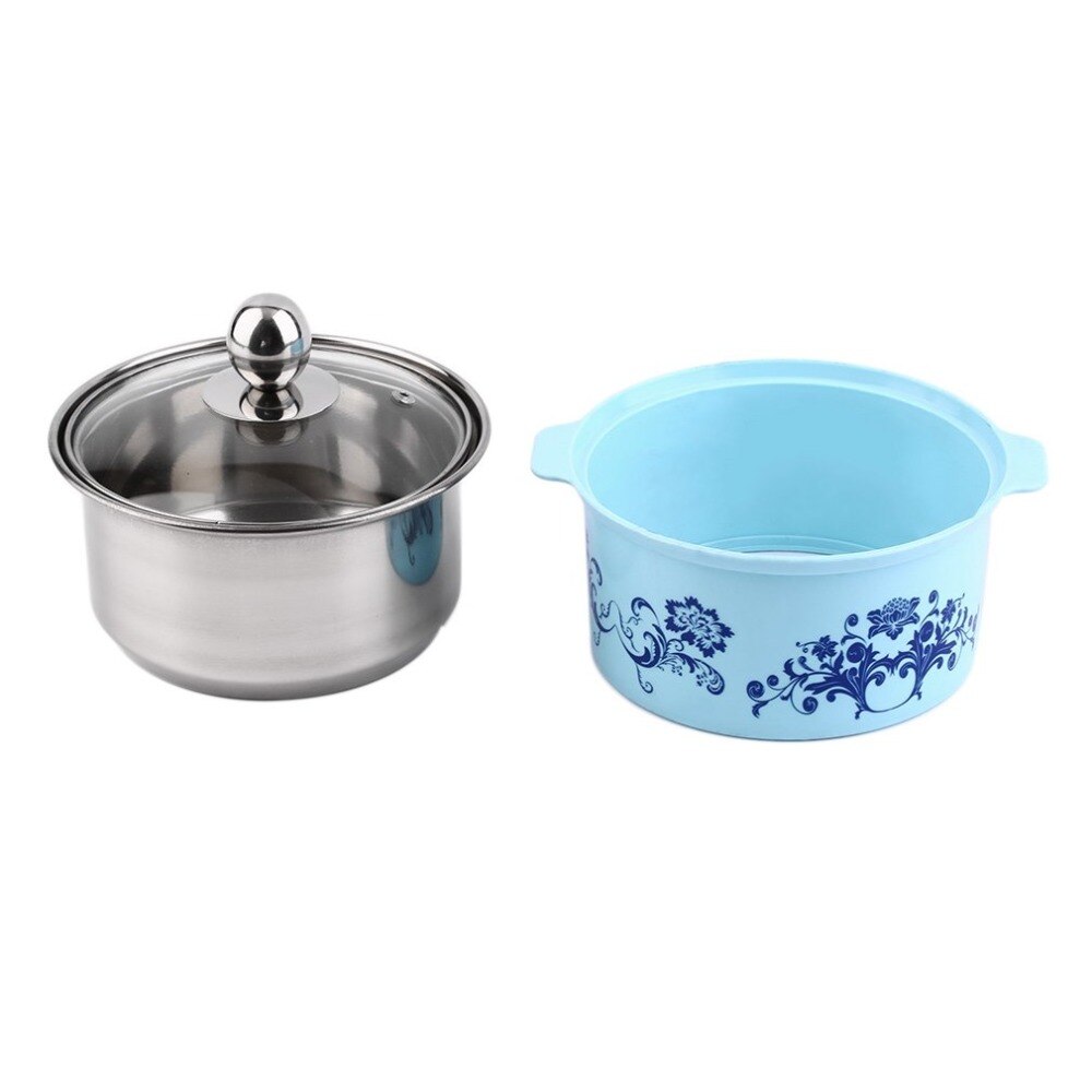Household Stainless Steel Small Single Use Pot With Lid for Electromagnetic Oven Easy to Clean Portable