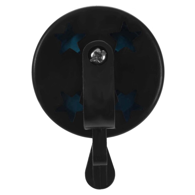 1Pcs Bicycle Bike Bell Compass Style for Dia 22Mm Handlebar & 5Pcs Around Tire Dust Caps Aluminum Alloy Light Blue