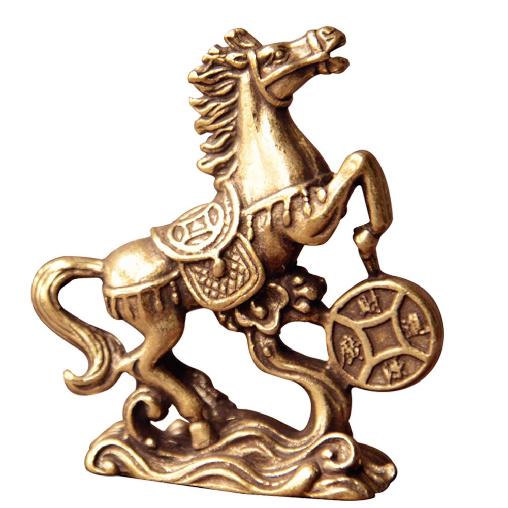 Copper Office Feng Shui Lucky Horse Ornaments Rich Horse Furnishings