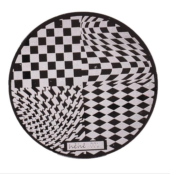1Pcs Halloween Nail Stamping Plates Pumpkin SPider Pattern Plate Christmas Snowflake Santa Nail Art Image Stamp Templates OMS112: hehe001