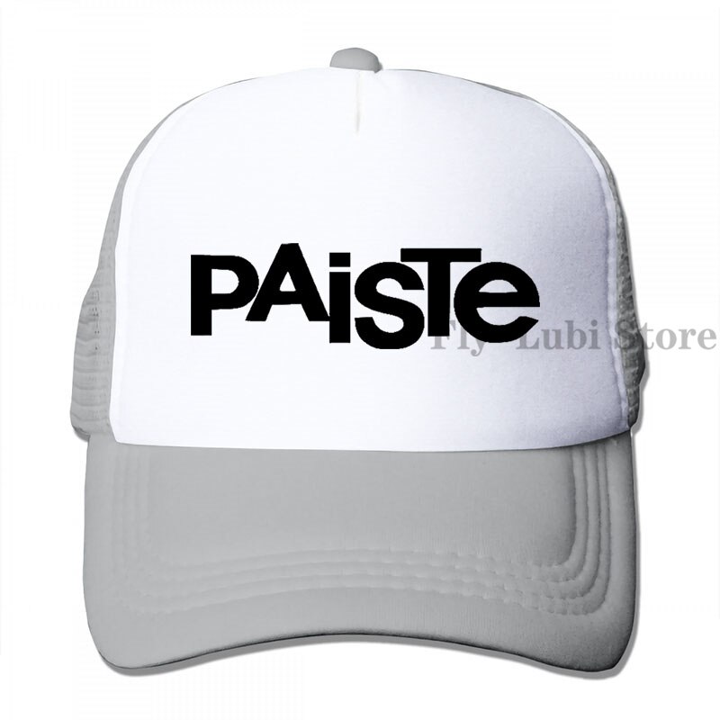 Paiste Trommel Logo Grafik Baseball cap männer frauen Trucker Hüte verstellbare kappe: 3-Gray