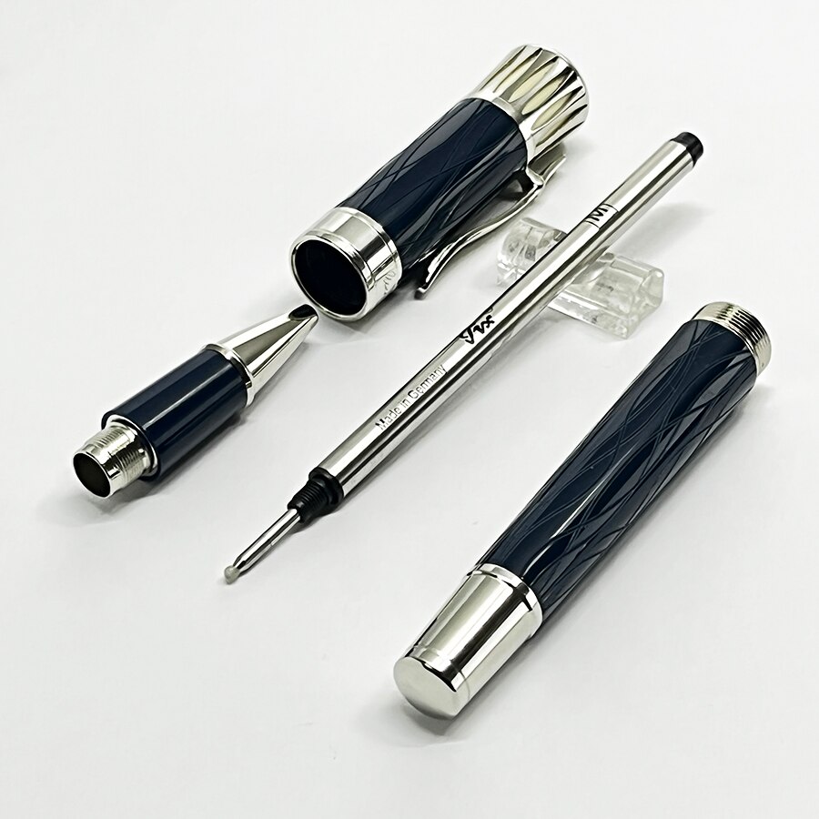 Mark Twain Rollerball Pen Balpennen Blauw Wijnrood Hars Graveren Kantoor Schoolbenodigdheden Met Serienummer 0068/8000 H