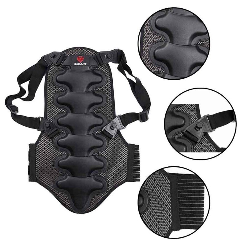 Motorcycle Armor Vest cycling Protection Moto Bike Body Armor Backpiece Back Protective Protector Body Spine Armor