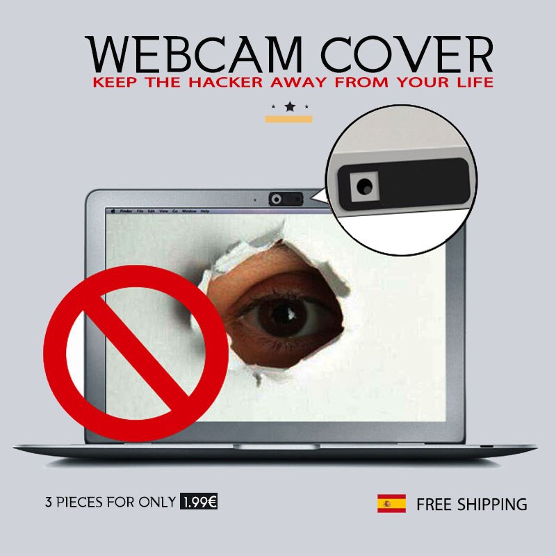 Tapa camara portatil Tapa webcam Ordenador Cubierta de Webcam cubierta protegida imán deslizante de plástico protege la privacidad Mac ios Web laptop