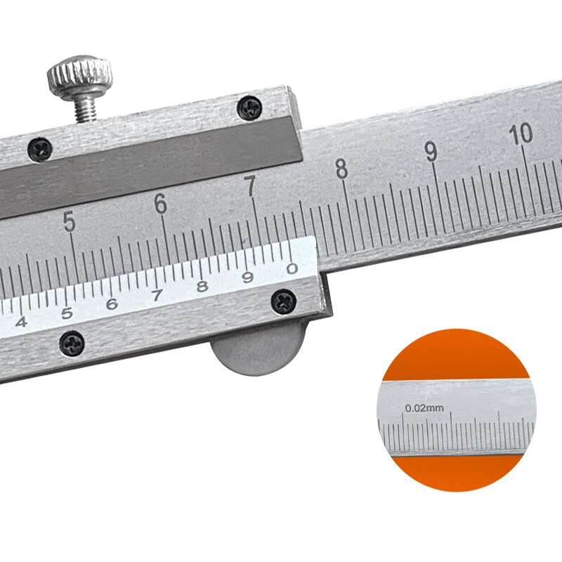 Calibrador Vernier de medición de 4 vías, 6 ", 0-150mm, calibradores de Metal, micrómetro, herramientas de medición