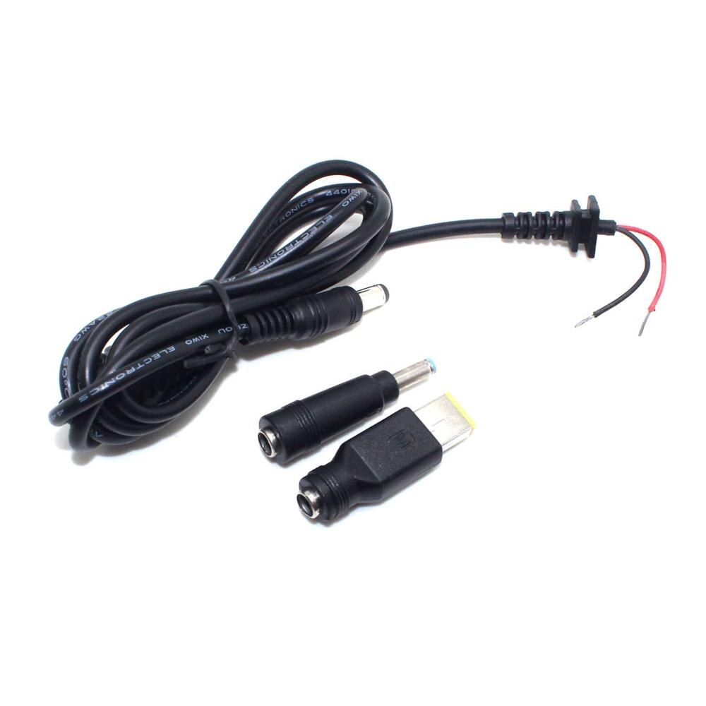 Universal Laptop DC Netzteil Adapter Stecker Für Lenovo Hp Dell Ladegerät Converter 5.5*2,1mm Weibliche zu multi-typ Männlichen