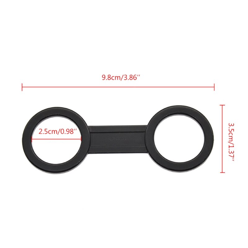 2 Pcs Scuba Diving Silicone Snorkel Mask Strap Keeper Universal Plastic Clip Snorkel Holder Retainer Snorkeling Parts