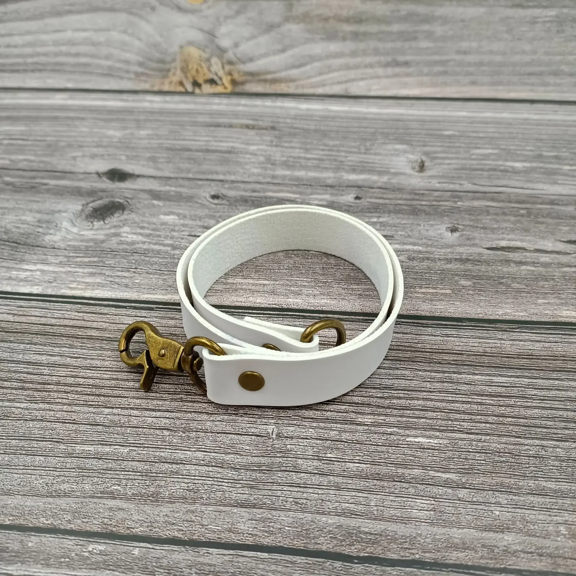 Läder pu gardinband gardinsamling knytband rephållare klämma rem spänne gardiner spärr heminredning rumstillbehör: Vit