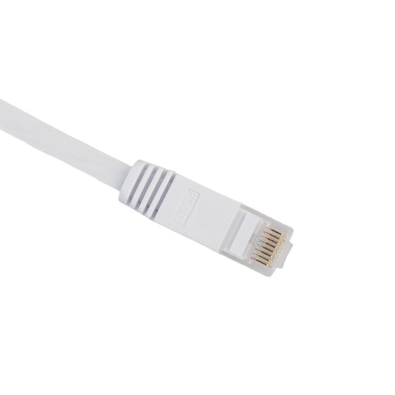 0.5m -15m cavo Ethernet piatto CAT6 cavo di rete RJ45 cavo Lan rete Ethernet cavo Patch CAT 6 cavo di rete per Router PC: 15m / white