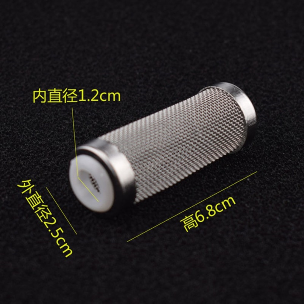 Aquarium Filter Rvs Inlaat Case Mesh Garnalen Netten Speciale Cilinder Filters Instroom Inlet Beschermen Aquarium Accessoires