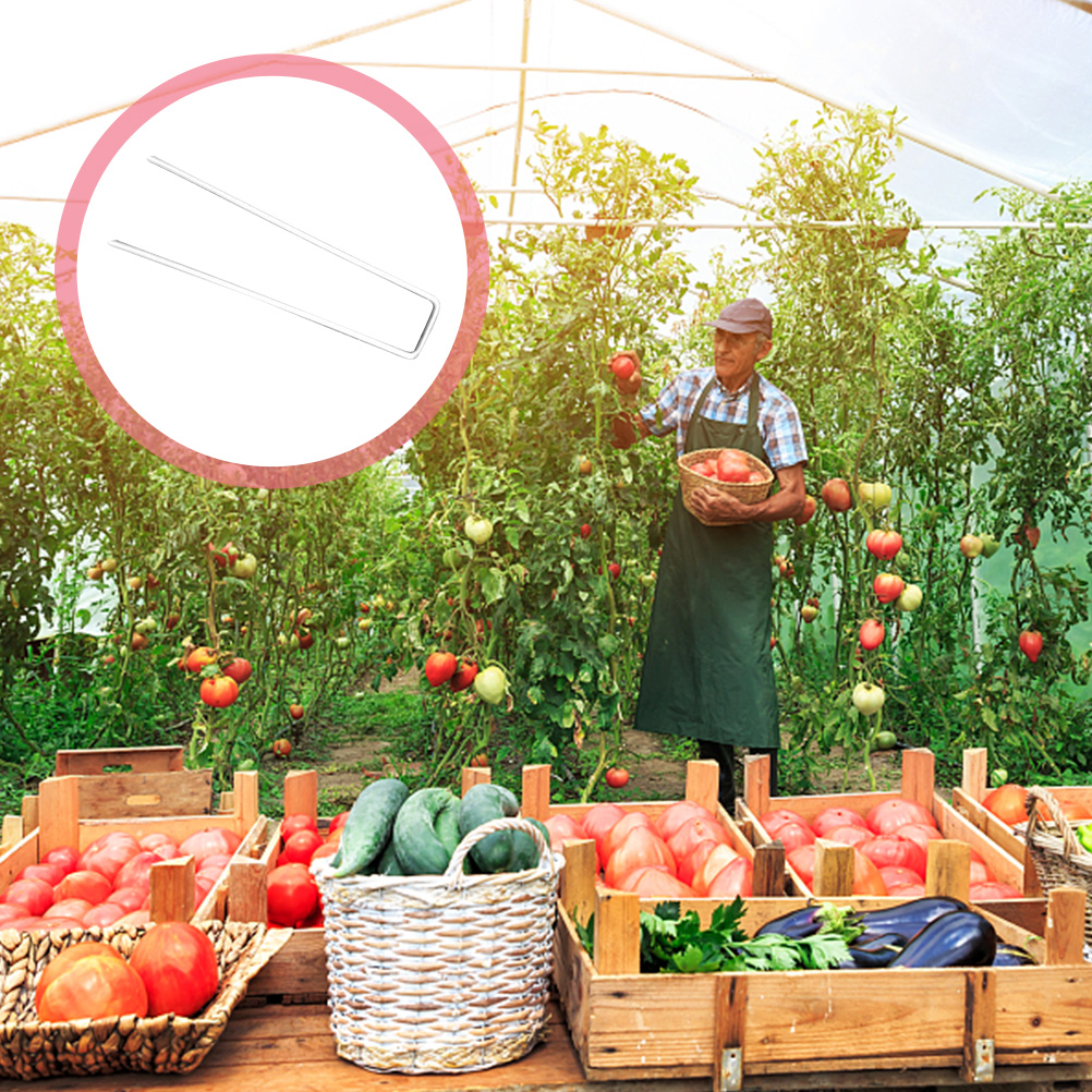 30pcs Landscape Staples Ground Staples Landscaping Staples for Anchoring Fabric