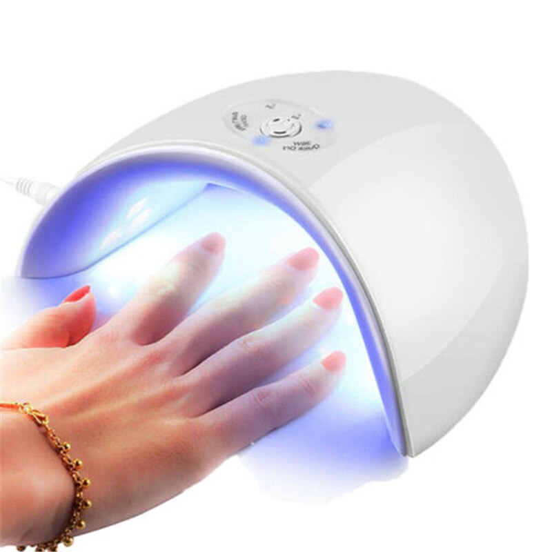 Multifunctionele LED Smart Inductie Nail Lichttherapie Machine Droger 36W Nagellak Droger Lamp Gel Acryl Curing light Spa Kit: White Light Sense