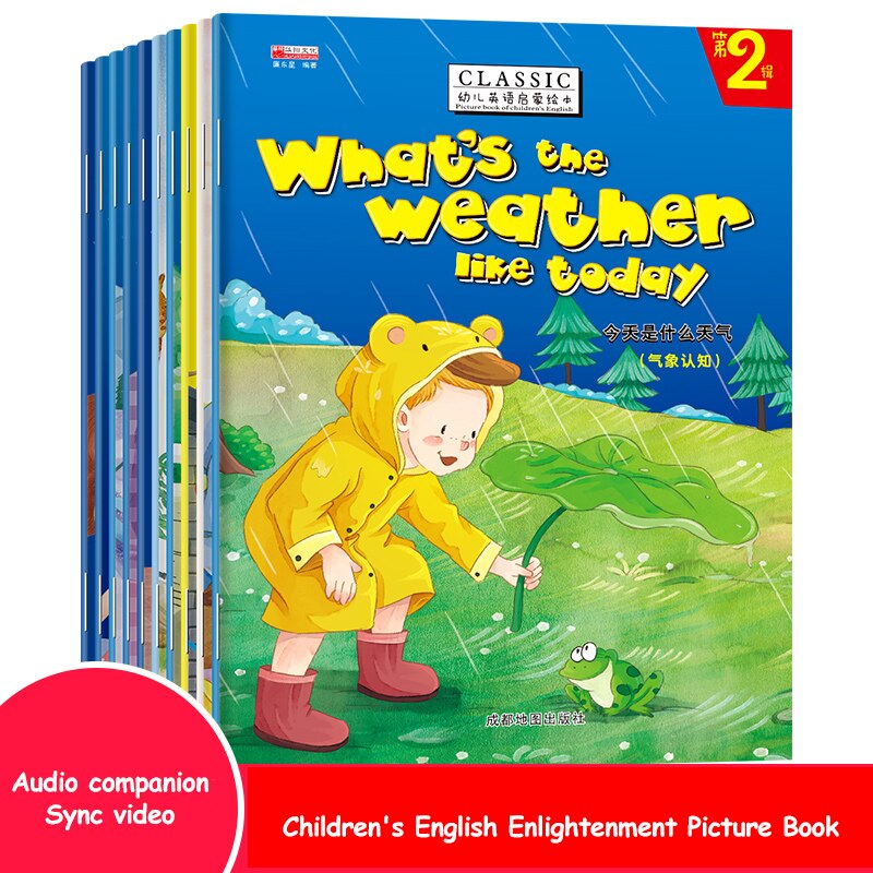 10 Boeken Prentenboeken In Engels Voor Kinderen Vroege Onderwijs Engels Verhalenboek Lezen Boek Baby Kid Kinderen