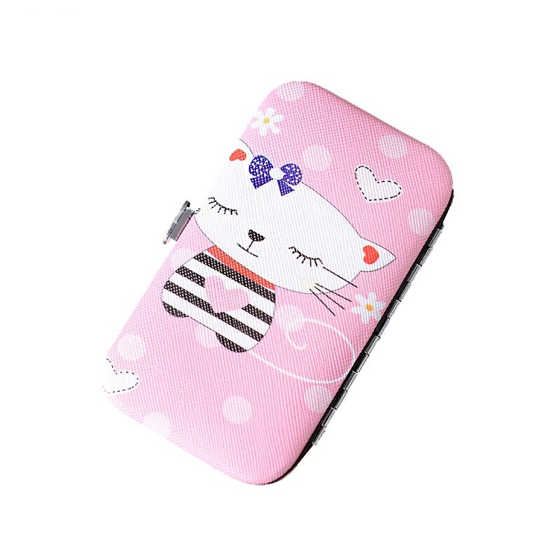 7 teile/satz Kinder Maniküre Clipper Set Cartoon Edelstahl Nagel Trimmen Werkzeug Nagel Clippers Set Baby Pflege Maniküre Nagel Kits