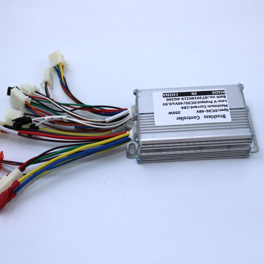 Controlador de motor BLDC para bicicleta eléctrica, velocidad sin escobillas, 36V/48V, 350W, 250W
