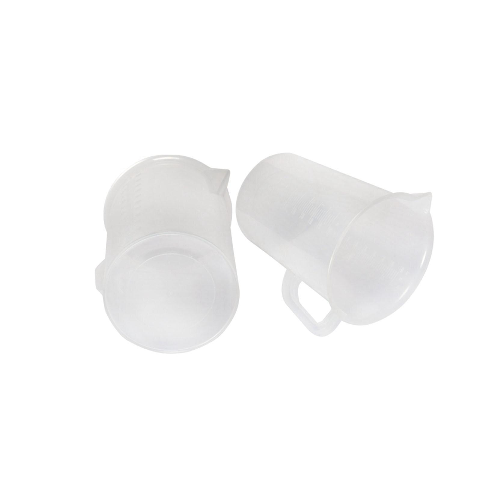 Capacity 250ml 500ml 1000ml 2000ml 5000ml Plastic Measuring Cup Graduated Lab Test Liquid Measure Tool Lot Lab Supplies