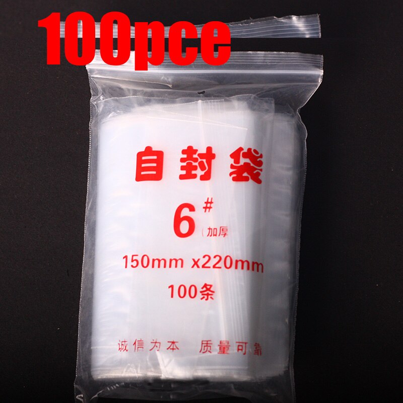 Plastikowa torba, szczelnie zamykana torebka, opakowanie strunowe, pe małe przezroczyste zagęszczane torby, plastikowa żywność zaplombowana konserwacja, worek robić pakowania, duża: 15x22cm