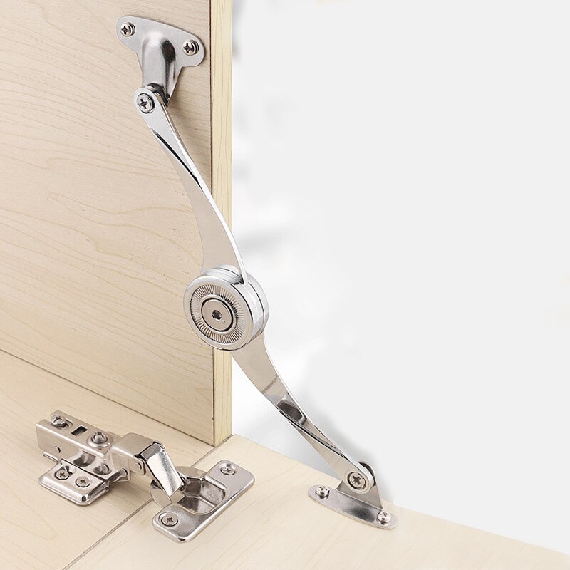 Zinc Alloy Cabinet Cupboard Door Adjustable Polishing Hinge Furniture Lift Up Strut Lid Flap Stay Support Hinge