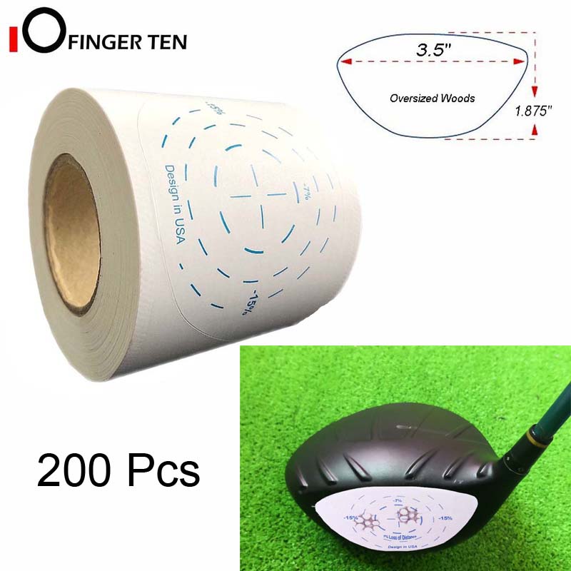 200 stk golf effekt klistermærker klistermærke tape etiketter overdimensionerede træetiketter rulle kugler rammer blokfløjte golfspiller sving praksis