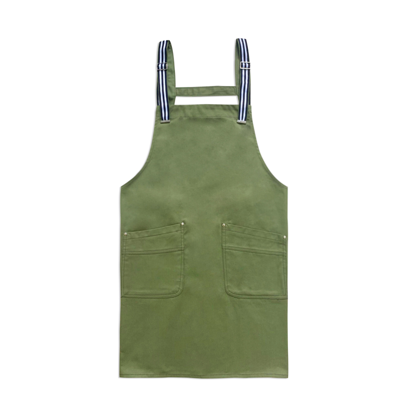 de de lona de algodón delantal café y peluquería de trabajo sin mangas delantal babero cocina ropa de trabajo antifouling delantales